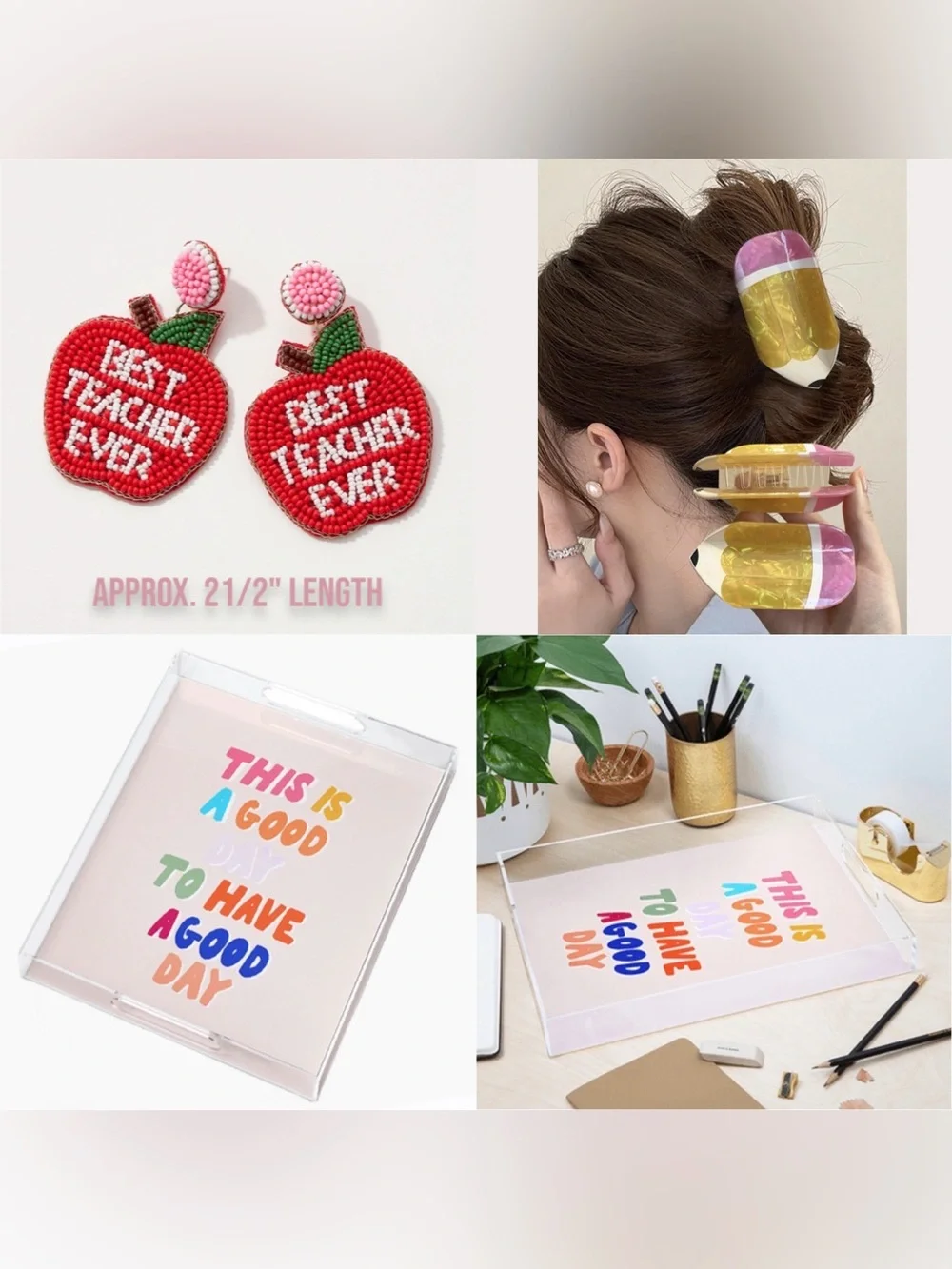9 Piece Teacher Appreciation Gift Bundle Back to School Teacher Gift Set NWT